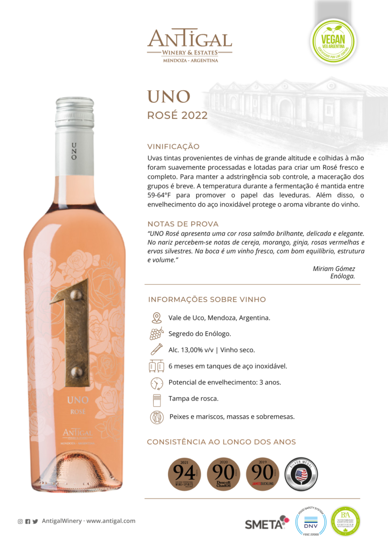 Antigal Uno Rosé 2022 - Image 2