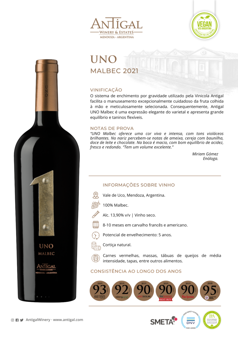 Antigal Uno Malbec - Image 2